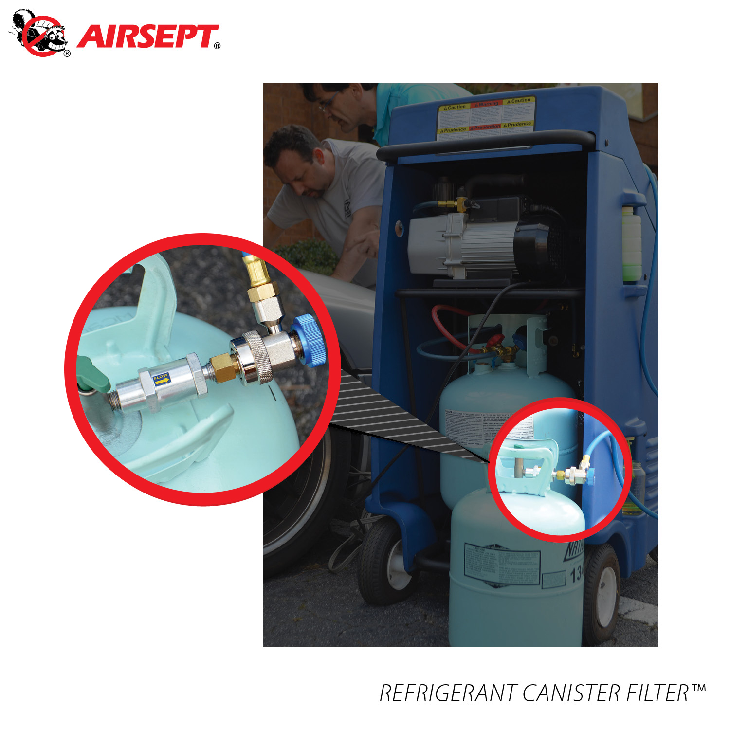 refrigerant canister filter airsept
